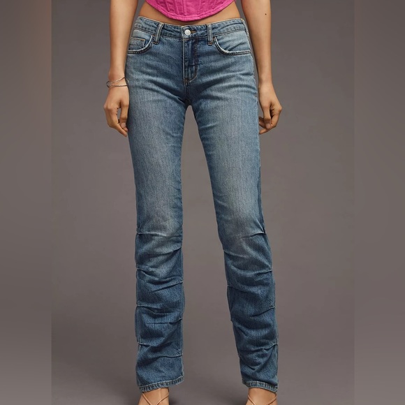 ANTHROPOLOGIE MID RISE JEANS (28) - Picture 3 of 16